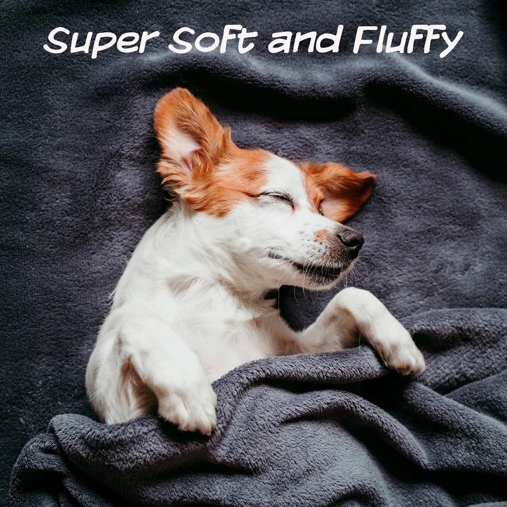 Waterproof Reversible Pet Blanket Furniture Protector Soft Sherpa Plaid Throw Machine Washable Dogs Cats Travel Home
